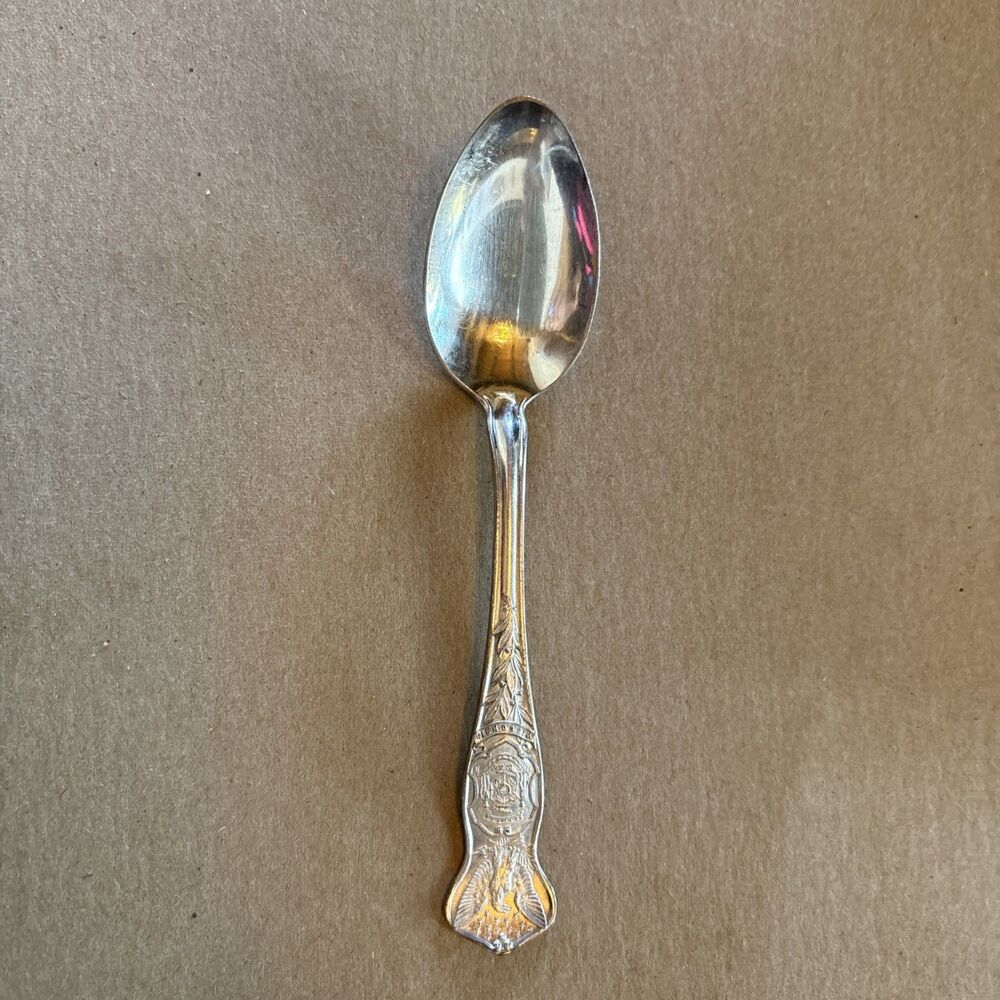Interstate Silver Co US Collectible Silver Souvenir Spoon Wisconsin Vintage